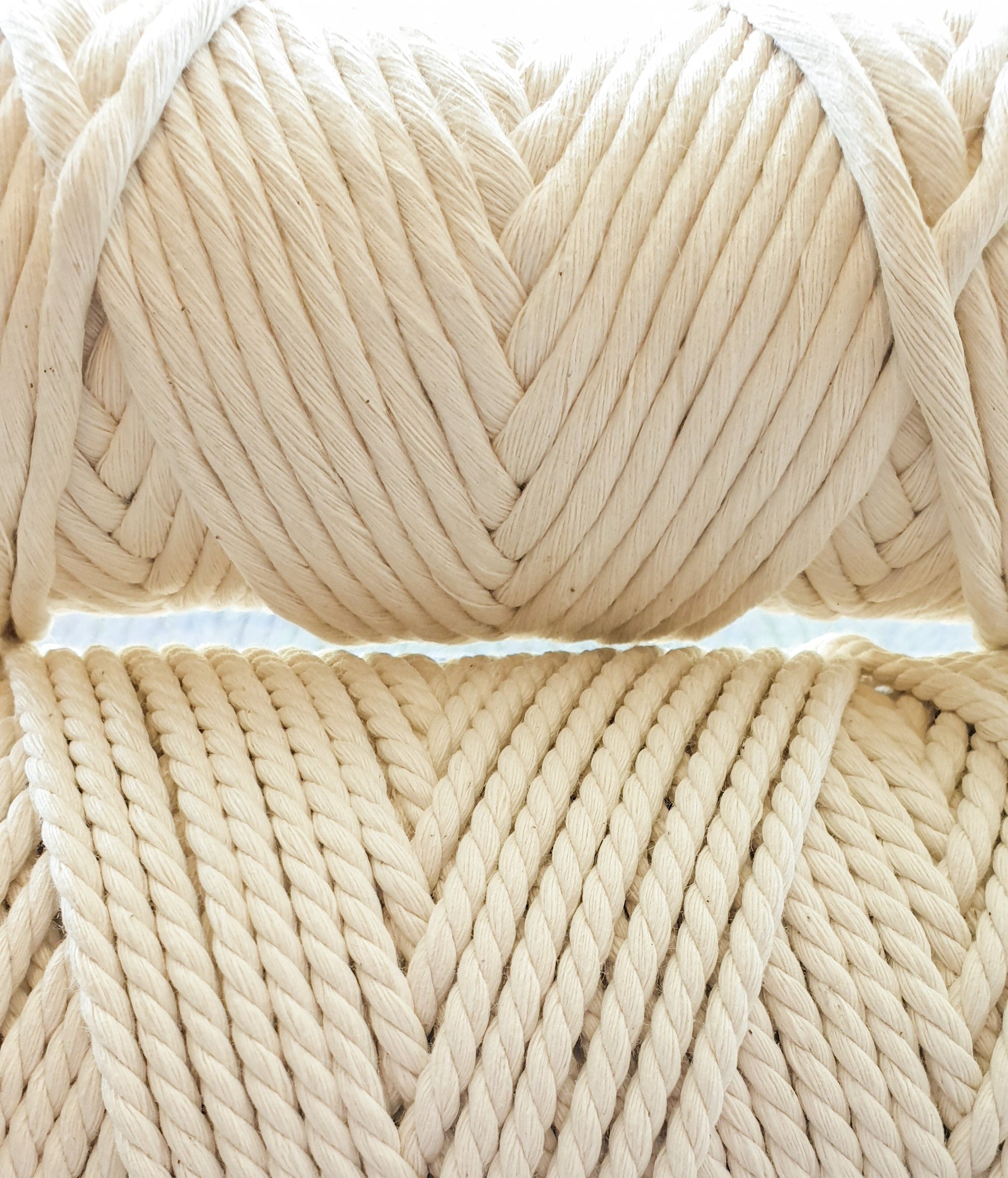 Torsion simple ou double en macramé