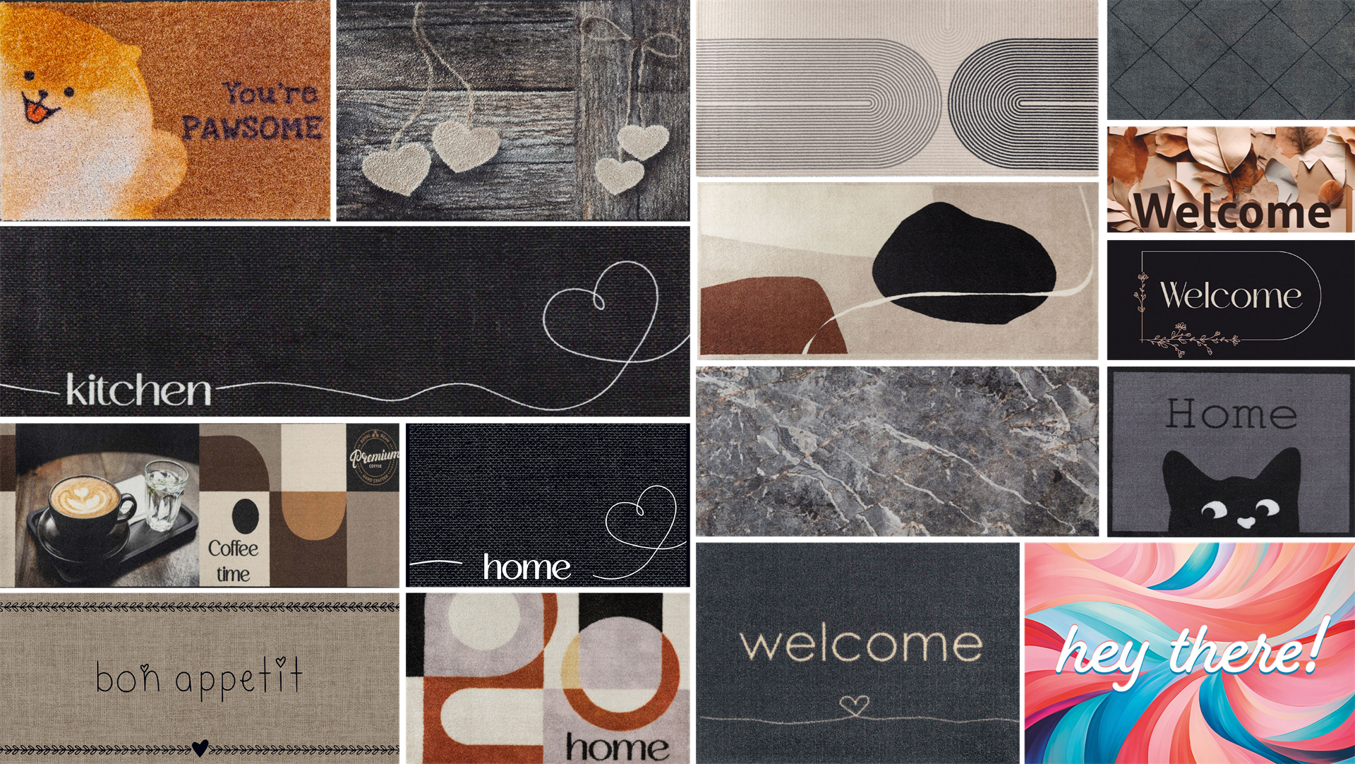 Tapis de la collection d'automne et nouveau catalogue