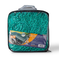 Filet pour remorque 2,5 × 4 m – filet de recouvrement sans nœuds avec mailles, corde de bord renforcée et élastique intégré