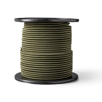 Élastique 8 mm – 100 m – kaki – corde élastique pour filets, transport et bricolage