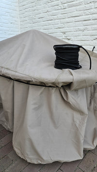 Élastique 8 mm – 50 m – noir – corde élastique pour filets, transport et bricolage