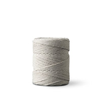 Corde macramé 1 mm – sable – 65 m – coton recyclé double retors