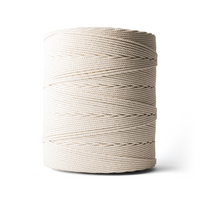 Corde macramé 3 mm – blanc cassé – 800 m – coton recyclé double retors