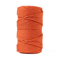 Corde macramé 3 mm – terre cuite – 120 m – coton recyclé double retors
