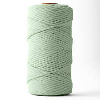 Corde macramé 3mm – eucalyptus – 120m – coton recyclé simple torsion