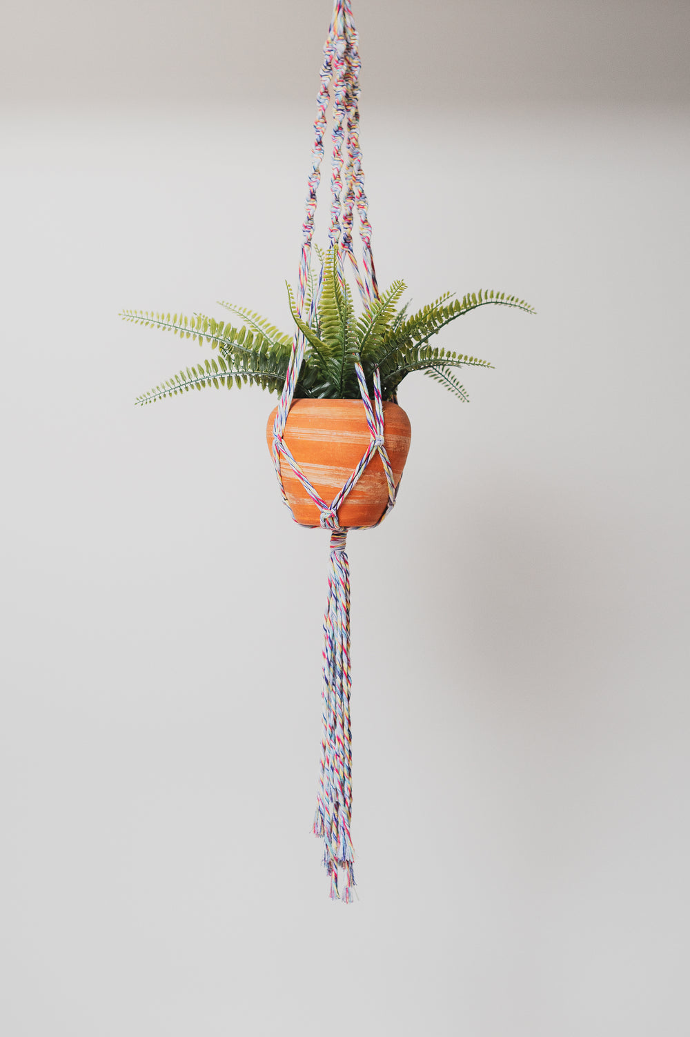 Corde macramé 3 mm – multicolore – 120 m – simple torsion coton recyclé