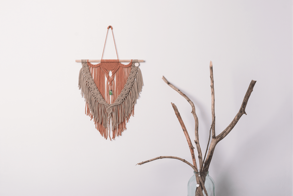 Corde macramé 5 mm – marron – 100 m – coton recyclé double retors