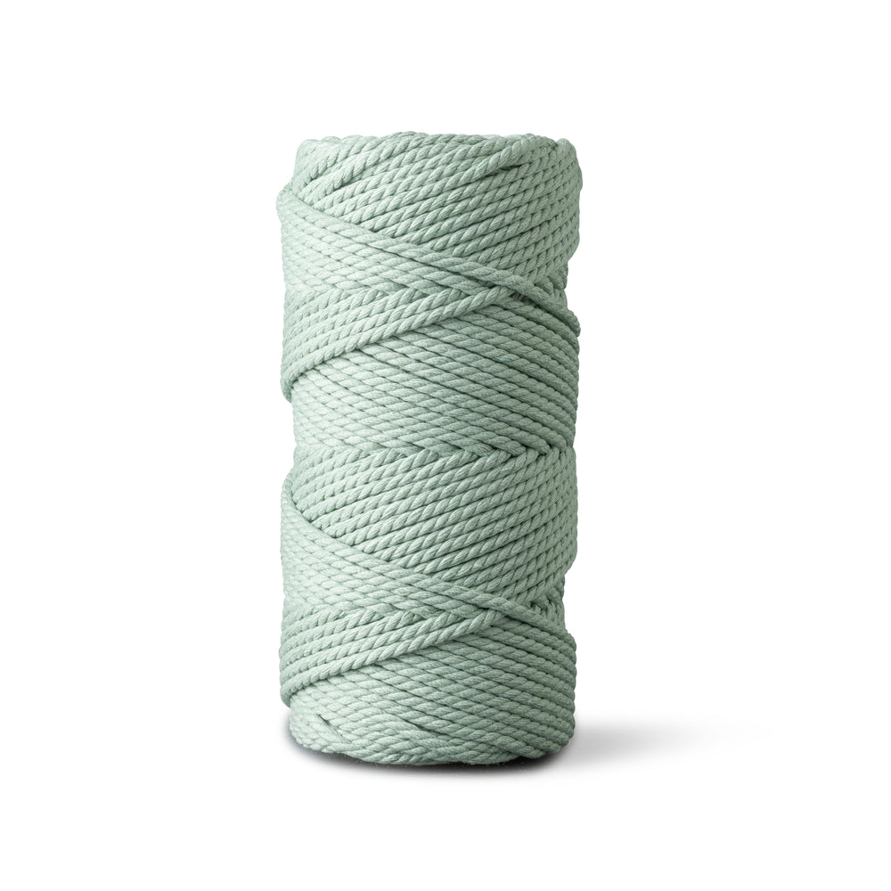 Corde macramé 5 mm – eucalyptus – 100 m – coton recyclé double retors