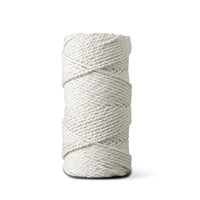 Corde macramé 5 mm – écru – 100 m – coton recyclé double retors