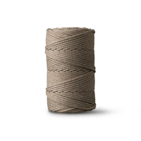 Corde macramé 2 mm – marron – 70 m – coton recyclé double retors