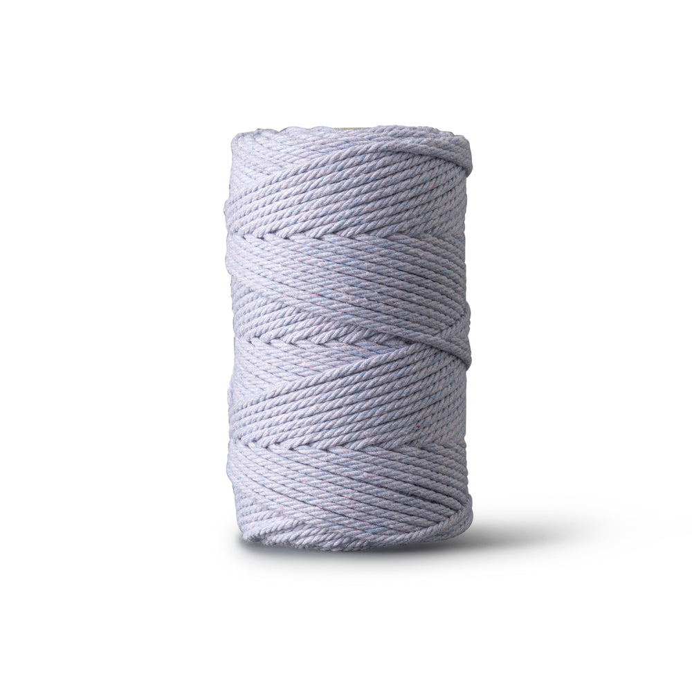 Corde macramé 2 mm – violet clair – 70 m – coton recyclé double retors