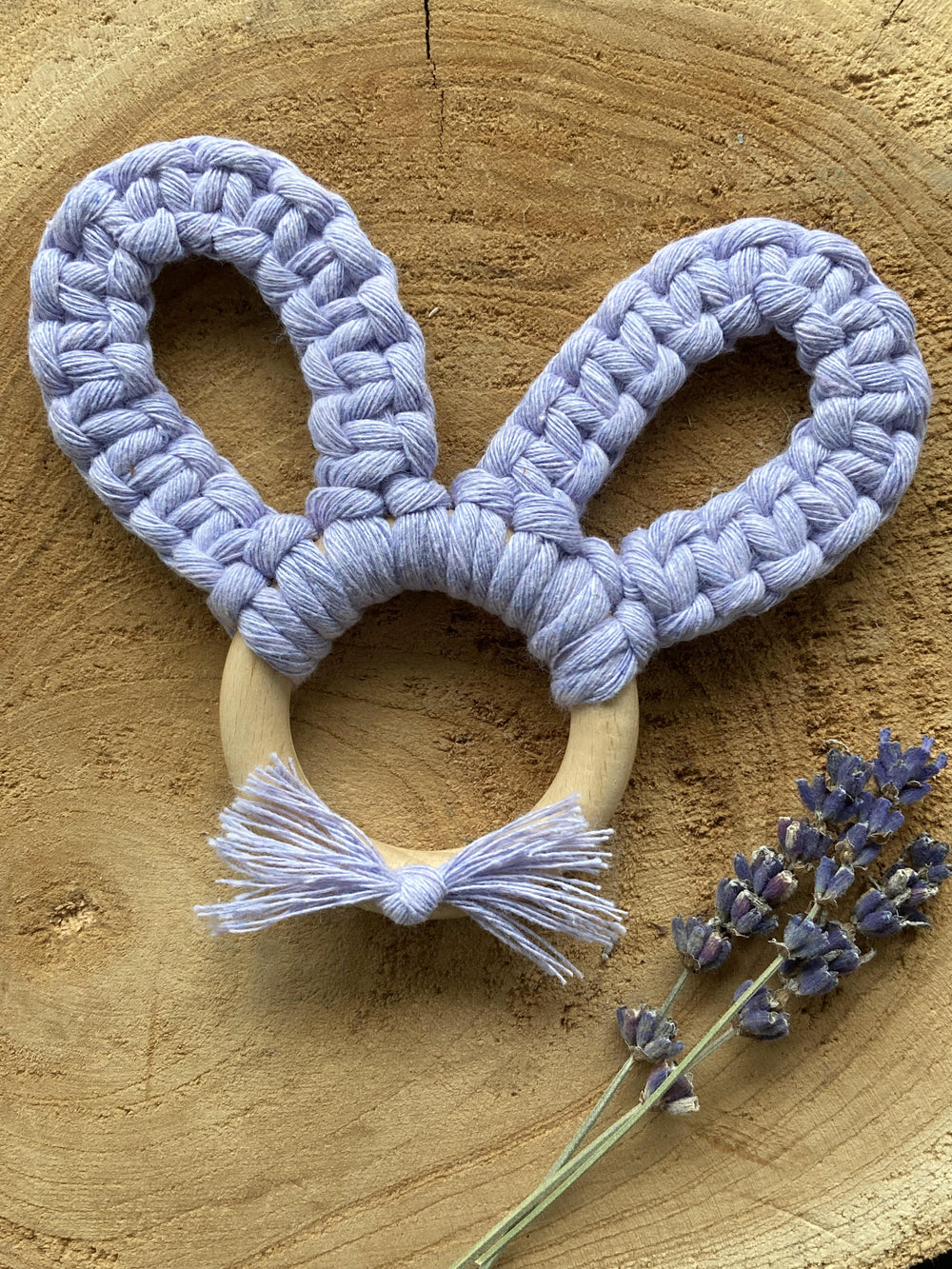 Corde macramé 2 mm – violet clair – 70 m – coton recyclé double retors