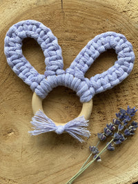 Corde macramé 2 mm – violet clair – 70 m – coton recyclé double retors