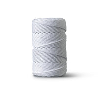 Corde macramé 2 mm – blanche – 70 m – coton recyclé double retors