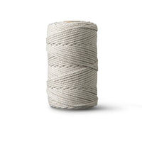 Corde macramé 2 mm – sable – 70 m – coton recyclé double retors
