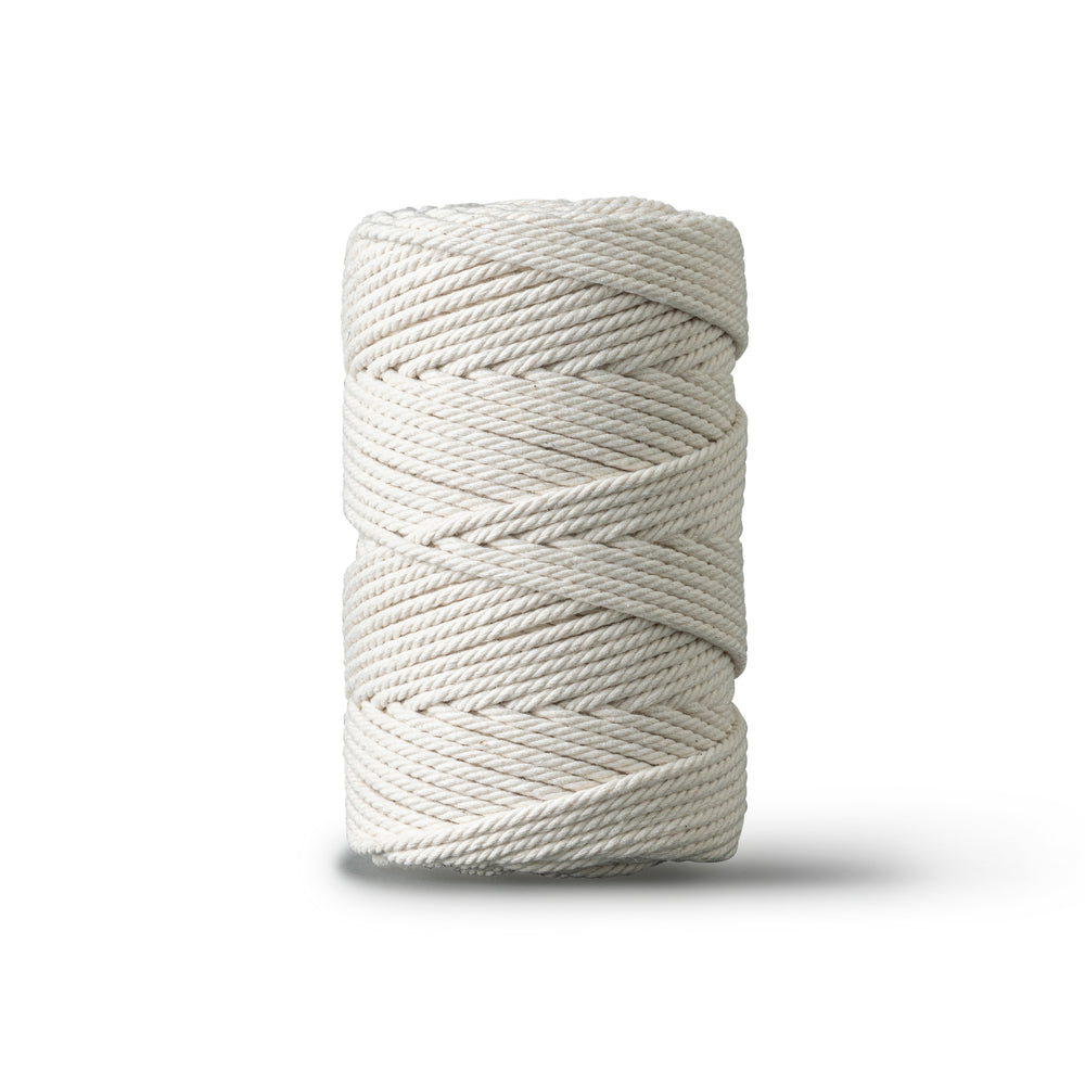 Corde macramé 2 mm – blanc cassé – 70 m – coton recyclé double retors