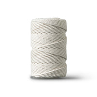 Corde macramé 2 mm – blanc cassé – 70 m – coton recyclé double retors