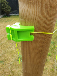 Tendeur de corde en caoutchouc – vert fluo – bloc antidérapant pour corde