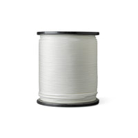 Corde en nylon 3 mm – blanche – 200 m – cordon polyamide tressé