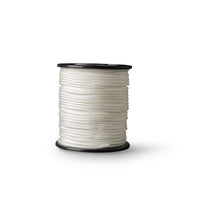 Corde en nylon 4 mm – blanche – 500 m – cordon tressé en polyamide