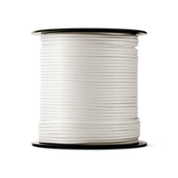 Corde en nylon 1 mm – blanche – 500 mètres – cordon tressé en maille polyamide