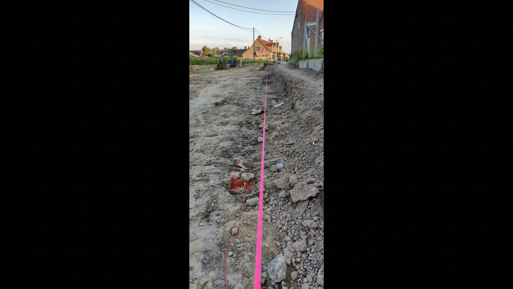 Ficelle de maçon 1,5 mm - 70 m - rose fluo - résistant aux intempéries et durable cordeau de maçonnerie