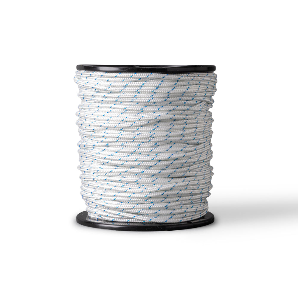 Cordon de démarrage en polyester 4 mm – 100 m – cordon lanceur tressé et imprégné