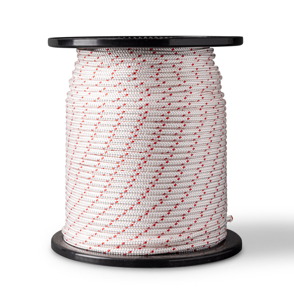 Corde en polyester 6 mm – 200 m – tressée, résistante à l'humidité, aux UV et à la chaleur