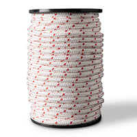 Corde en polyester 12 mm – 65 m – tressée, résistante à l'humidité, aux UV et à la chaleur