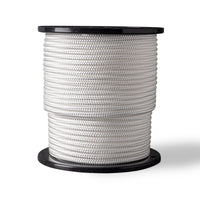 Corde en polypropylène 8mm – 100m – blanche – corde tressée légère polyvalente