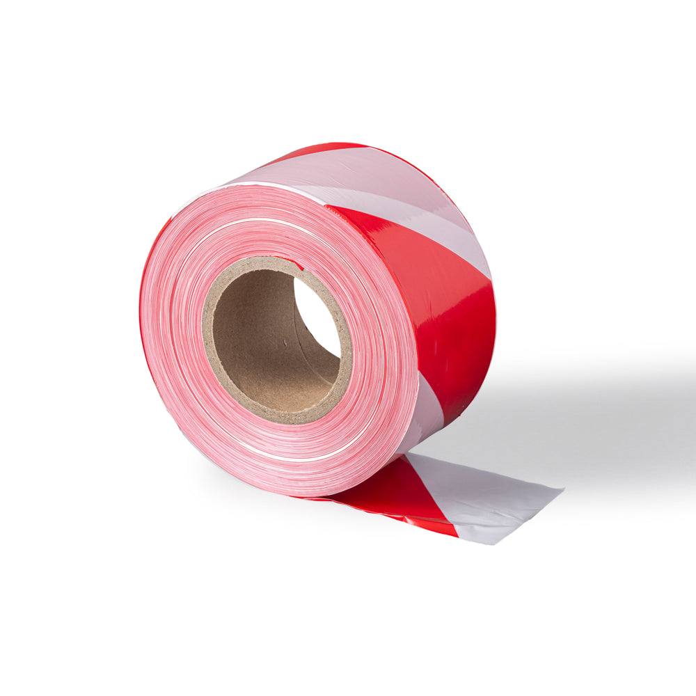Ruban de signalisation 200 m - Rouge/Blanc