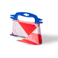 Ruban de signalisation 50 m - Rouge/Blanc