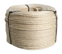 Corde en sisal 16 mm - 220 m - torsadée naturellement - pour bricolage, animaux et reconstitution historique