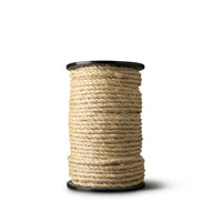 Corde en sisal 10 mm – 100 m – torsadée naturellement – pour bricolage, animaux et reconstitution historique