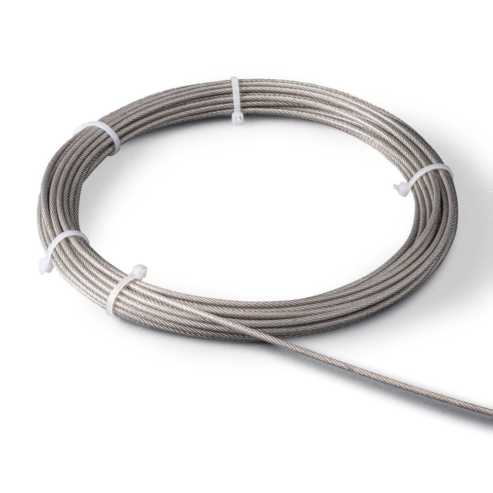 Cable en Acier Plastifie 1,5/2,3mm-10M