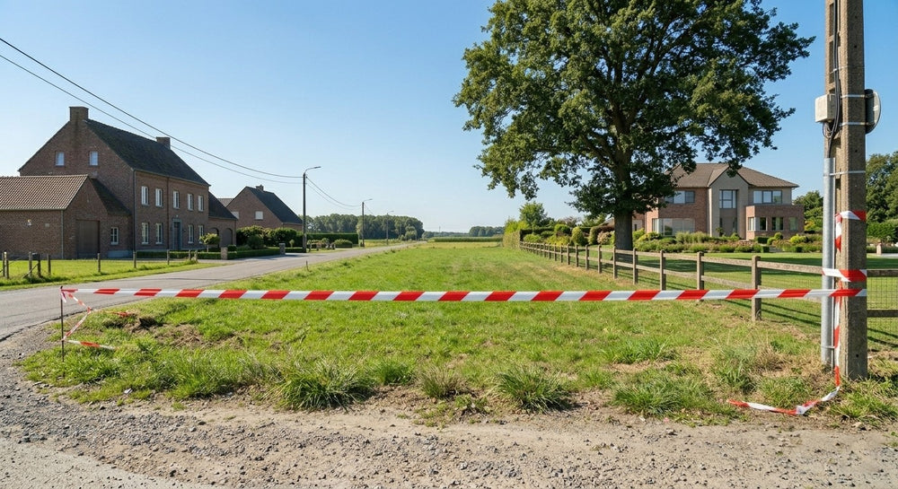 Ruban de signalisation 200 m - Rouge/Blanc
