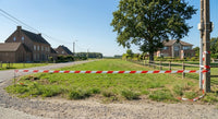 Ruban de signalisation 200 m - Rouge/Blanc