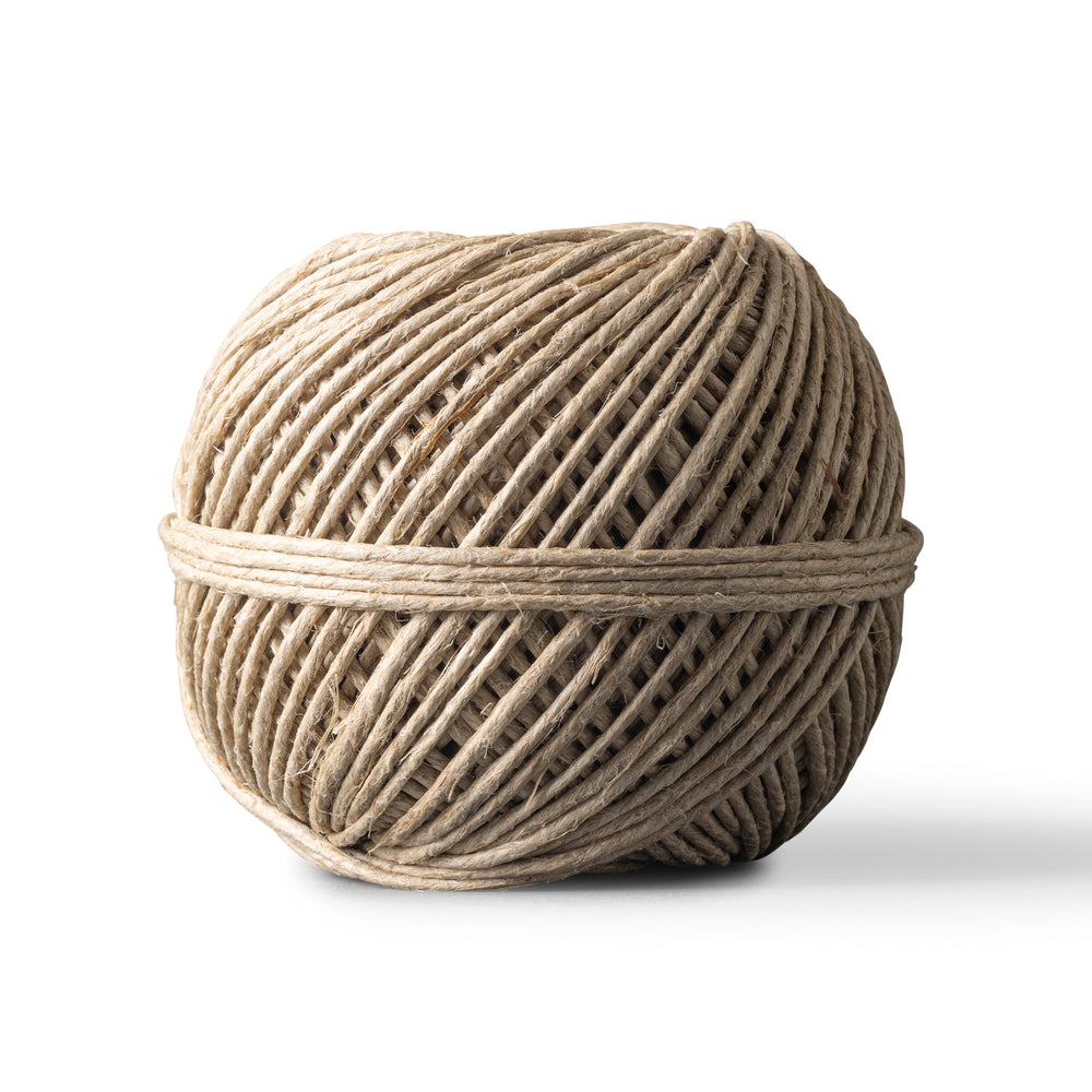 Ficelle de lin 1,5 mm – 65 m – ficelle d'emballage naturelle pour le jardin et le bricolage