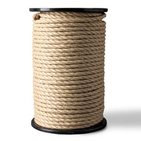 Corde en chanvre synthétique 10 mm – 100 m – pour balançoires, jardin et décoration – aspect naturel