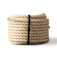 Corde en chanvre synthétique 14 mm – 20 m – pour balançoires, jardin et décoration – aspect naturel