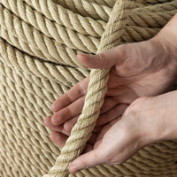 Corde torsadée en polypropylène 20 mm – 220 m – beige – corde polyvalente