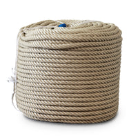 Corde torsadée en polypropylène 20 mm – 220 m – beige – corde polyvalente
